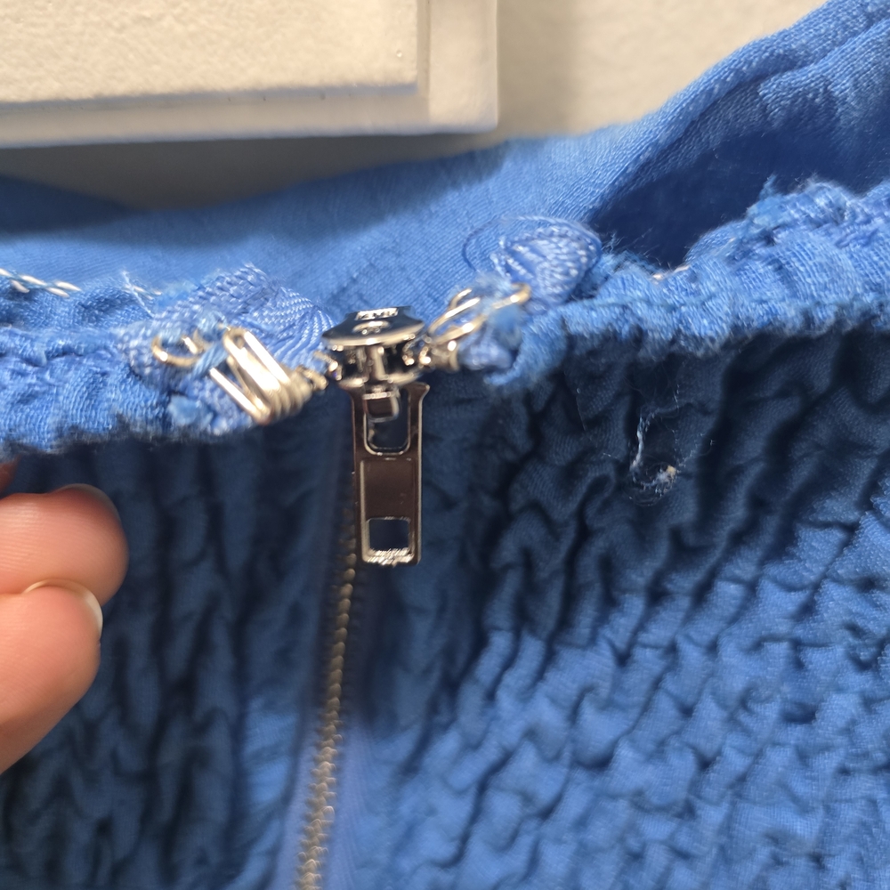 ​Princess Polly Blue Strapless Tiered Maxi Dress - Picture 7 of 12